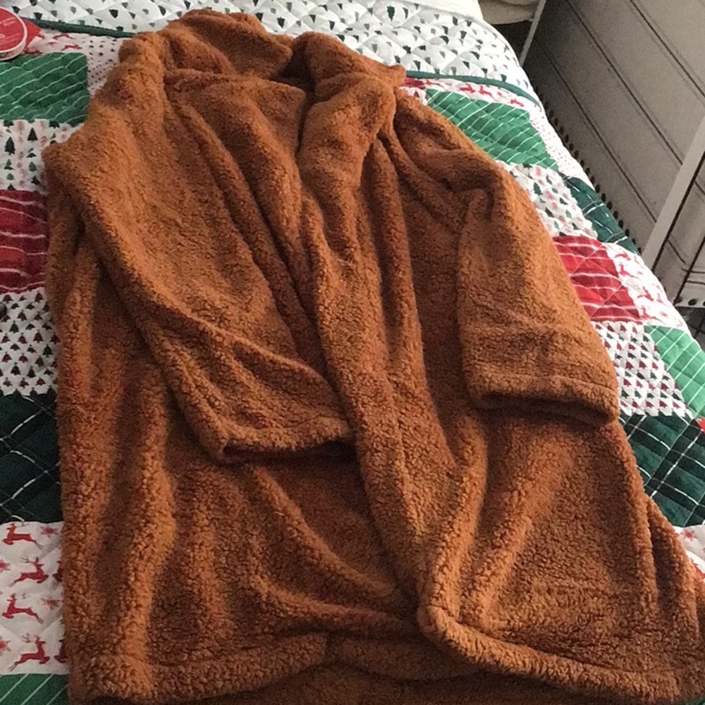 Cozy Brown Sherpa Jacket